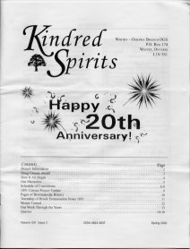 Kindred Spirits Newsletter 20th